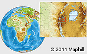 Physical Location Map of Kanzenze