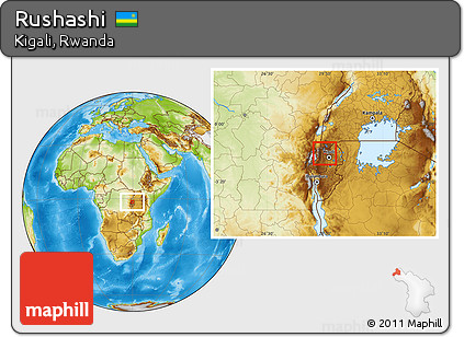 Physical Location Map of Rushashi