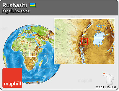Physical Location Map of Rushashi