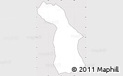 Silver Style Simple Map of Tare, cropped outside