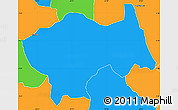 Political Simple Map of Nyarutovu