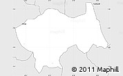 Silver Style Simple Map of Nyarutovu