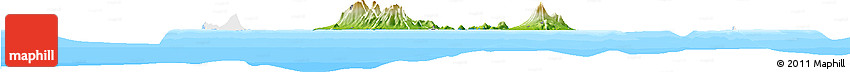 Physical Horizon Map of Saint Kitts and Nevis, single color outside, bathymetry sea Physical Horizon Map of Saint Kitts and Nevis, single color outside, bathymetry sea