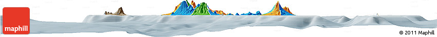 Political Horizon Map of Saint Kitts and Nevis, semi-desaturated Political Horizon Map of Saint Kitts and Nevis, semi-desaturated