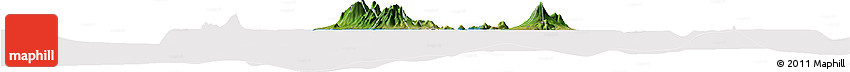 Satellite Horizon Map of Saint Kitts and Nevis, cropped outside