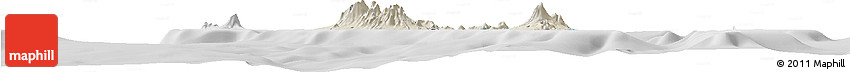 Shaded Relief Horizon Map of Saint Kitts and Nevis, lighten, desaturated Shaded Relief Horizon Map of Saint Kitts and Nevis, lighten, desaturated