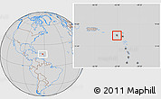 Savanna Style Location Map of Saint Kitts and Nevis, lighten, desaturated
