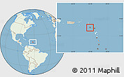 Savanna Style Location Map of Saint Kitts and Nevis, lighten, land only
