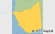 Savanna Style Simple Map of Saint John Figtree