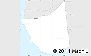 Silver Style Simple Map of Saint John Figtree