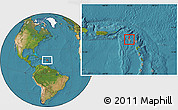 Satellite Location Map of Saint Mary Cayon