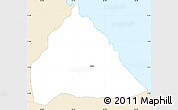 Classic Style Simple Map of Saint Mary Cayon