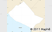 Classic Style Simple Map of Saint Thomas Middle Island