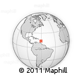 Outline Map of Gros Islet