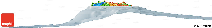 Political Horizon Map of Saint Lucia, semi-desaturated Political Horizon Map of Saint Lucia, semi-desaturated