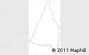 Blank Simple Map of Laborie, cropped outside