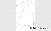 Blank Simple Map of Laborie, no labels