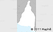 Gray Simple Map of Laborie