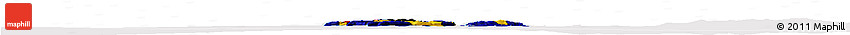Flag Horizon Map of Saint Pierre and Miquelon, flag aligned to the middle