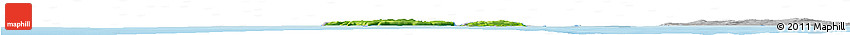 Physical Horizon Map of Saint Pierre and Miquelon, lighten, desaturated, land only