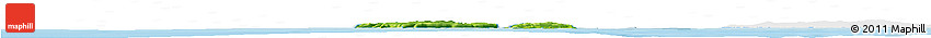 Physical Horizon Map of Saint Pierre and Miquelon, single color outside, bathymetry sea, shaded relief sea