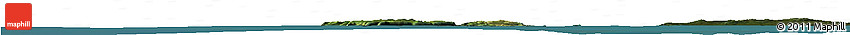 Satellite Horizon Map of Saint Pierre and Miquelon, darken, land only