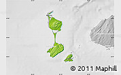 Physical Map of Saint Pierre and Miquelon, lighten, desaturated