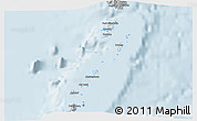 Gray 3D Map of Grenadines