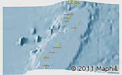 Savanna Style 3D Map of Grenadines