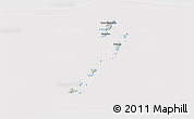 Shaded Relief 3D Map of Grenadines, cropped outside