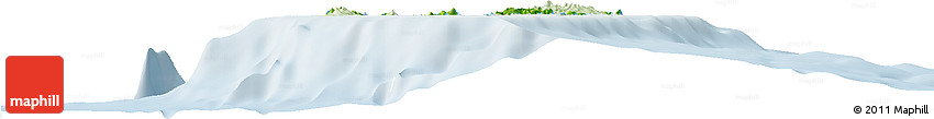 Physical Horizon Map of Grenadines, lighten