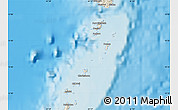 Shaded Relief Map of Grenadines