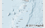 Silver Style Map of Grenadines