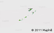 Physical Panoramic Map of Grenadines, cropped outside