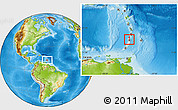 Physical Location Map of Saint Patrick, highlighted country