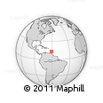 Outline Map of Saint Patrick