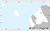 Gray Simple Map of Aiga-i-le-Tai