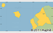 Savanna Style Simple Map of Aiga-i-le-Tai