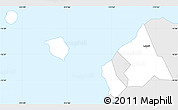 Silver Style Simple Map of Aiga-i-le-Tai, single color outside