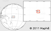 Blank Location Map of Atua, highlighted country, within the entire country