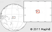 Blank Location Map of Atua, highlighted country