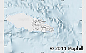 Silver Style Map of Atua, single color outside