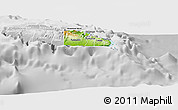 Physical Panoramic Map of Atua, lighten, desaturated