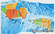 Political Shades 3D Map of Gaga'emauga