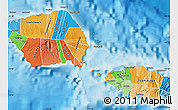 Political Shades Map of Gaga'emauga