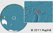 Satellite Location Map of Samoa, highlighted continent