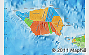 Political Shades Map of Palauli