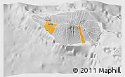 Political 3D Map of Satupa'itea, lighten, desaturated