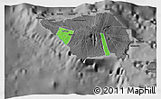 Political Shades 3D Map of Satupa'itea, darken, desaturated