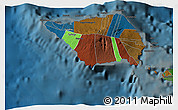 Political Shades 3D Map of Satupa'itea, darken